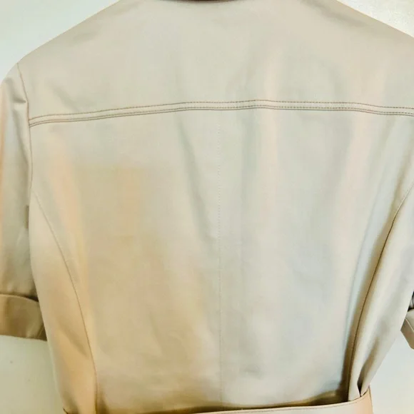 Alex Marie Khaki Shirtdress Sz: 8P - Picture 7 of 7